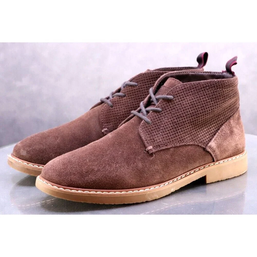 Steve Madden Hardenn Men's Chukka Boots Size 7 Suede Brown